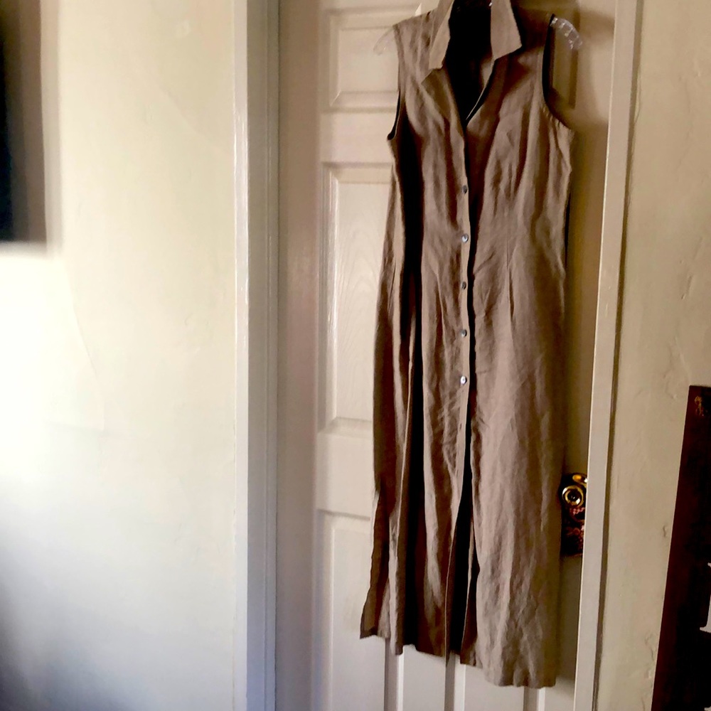 Women’s linen shirt dress
